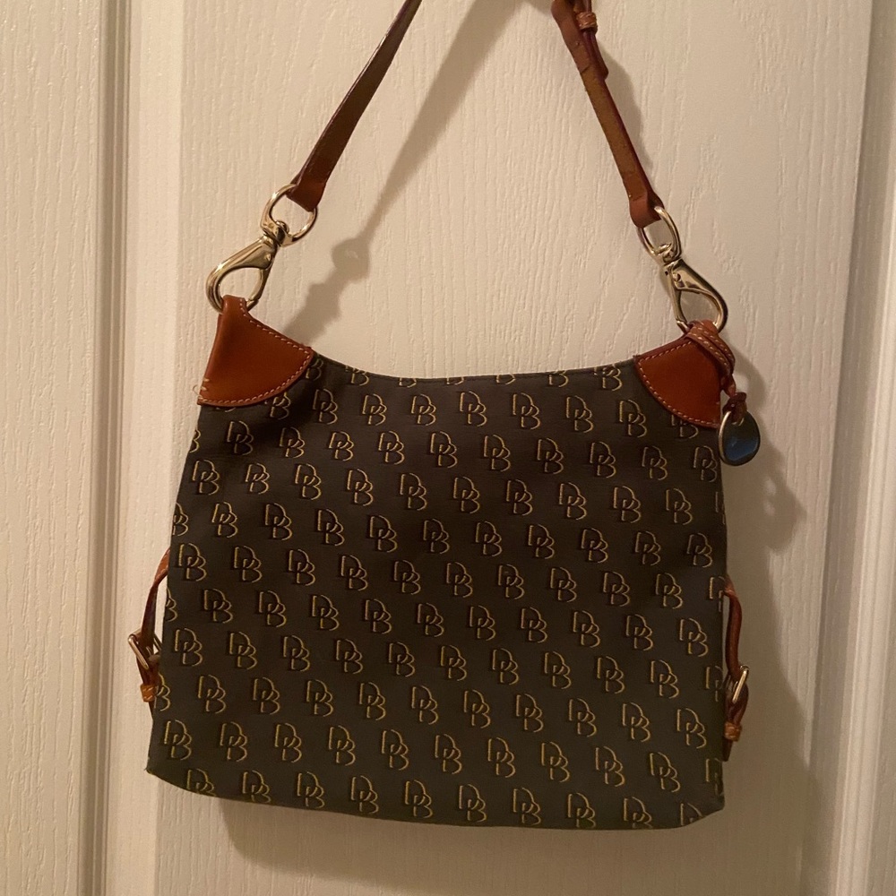 Dooney and Bourke Canvas and Leather purse